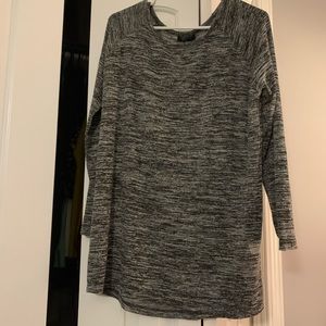 Topshop grey and black lightweight sweater